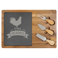 Acacia Wood and Slate Cutting Board