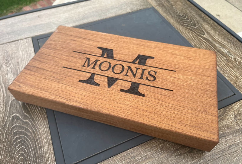 Custom Butcher Block Monogram